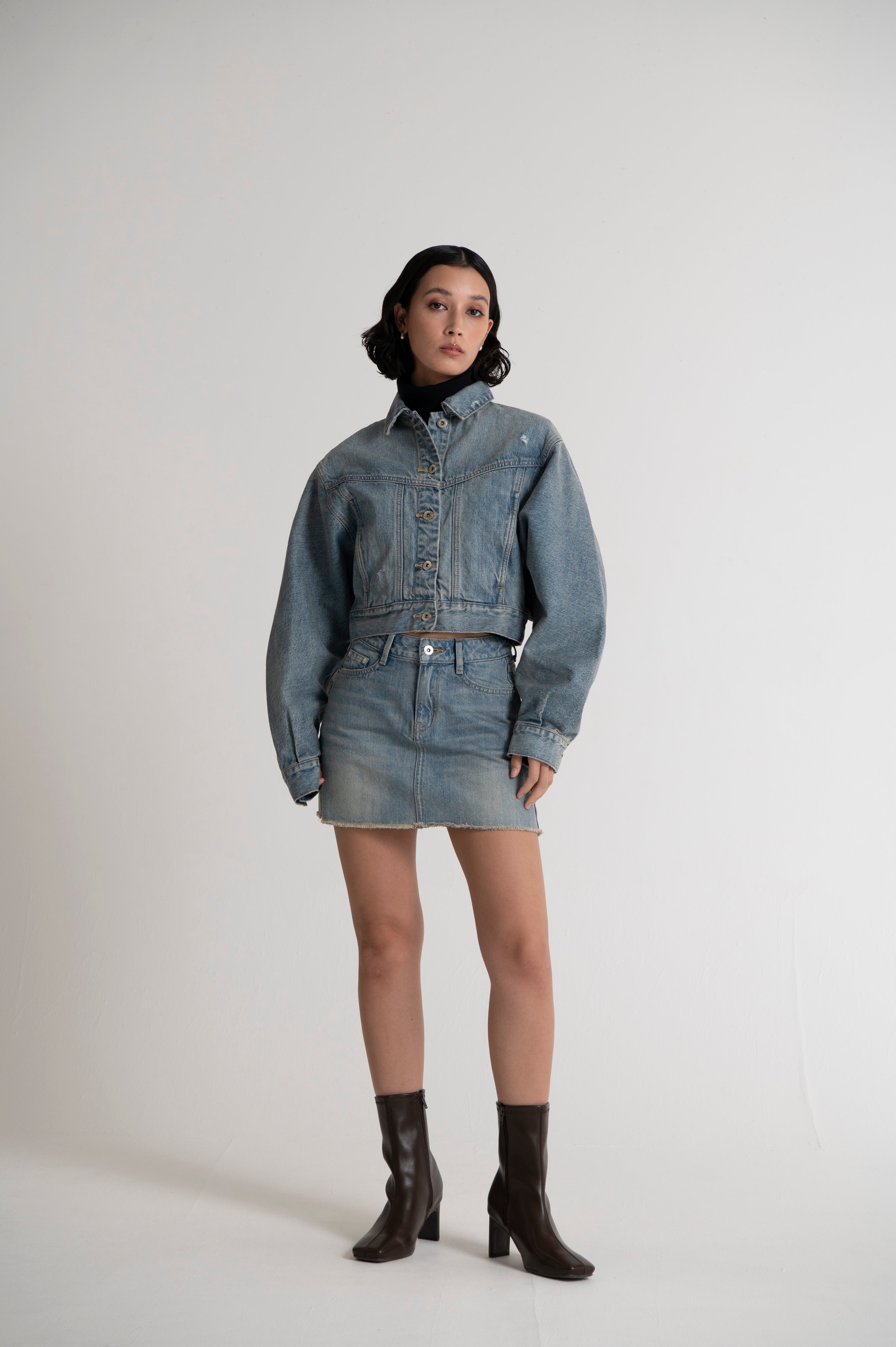 Dolman Sleeve Jacket Indigo