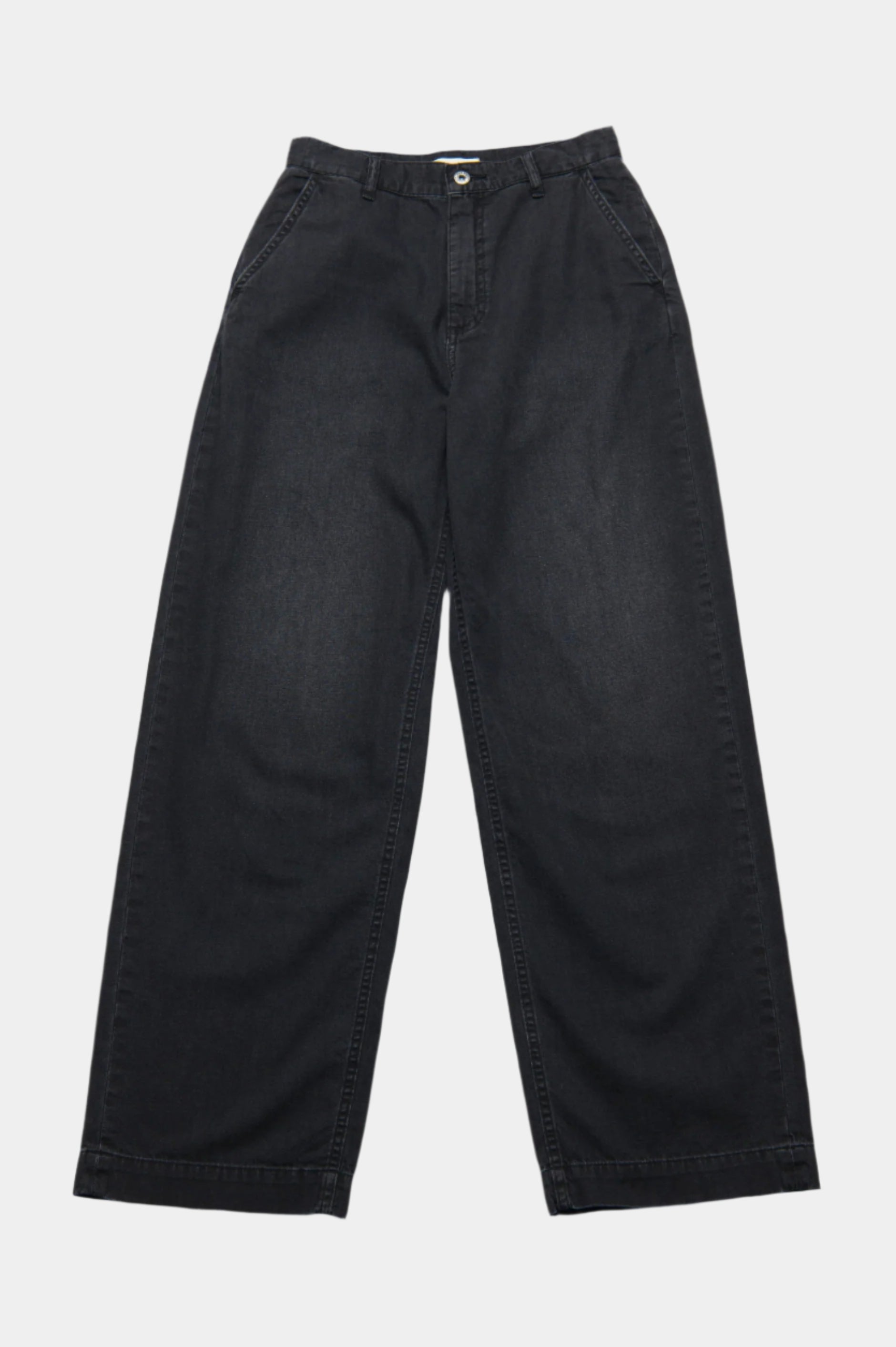 Light Weight Denim Trouser Black