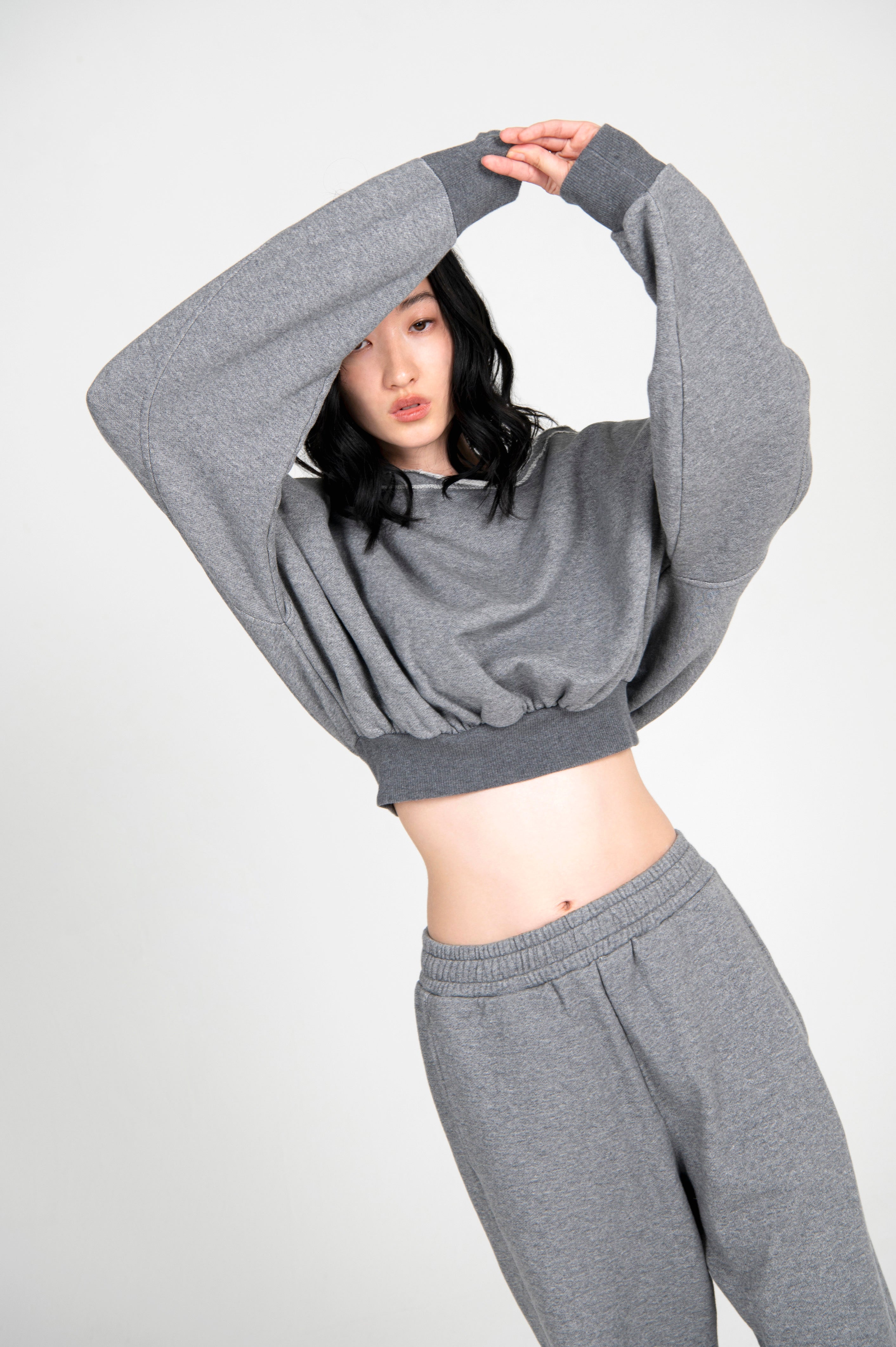 French Terry Trainer Charcoal