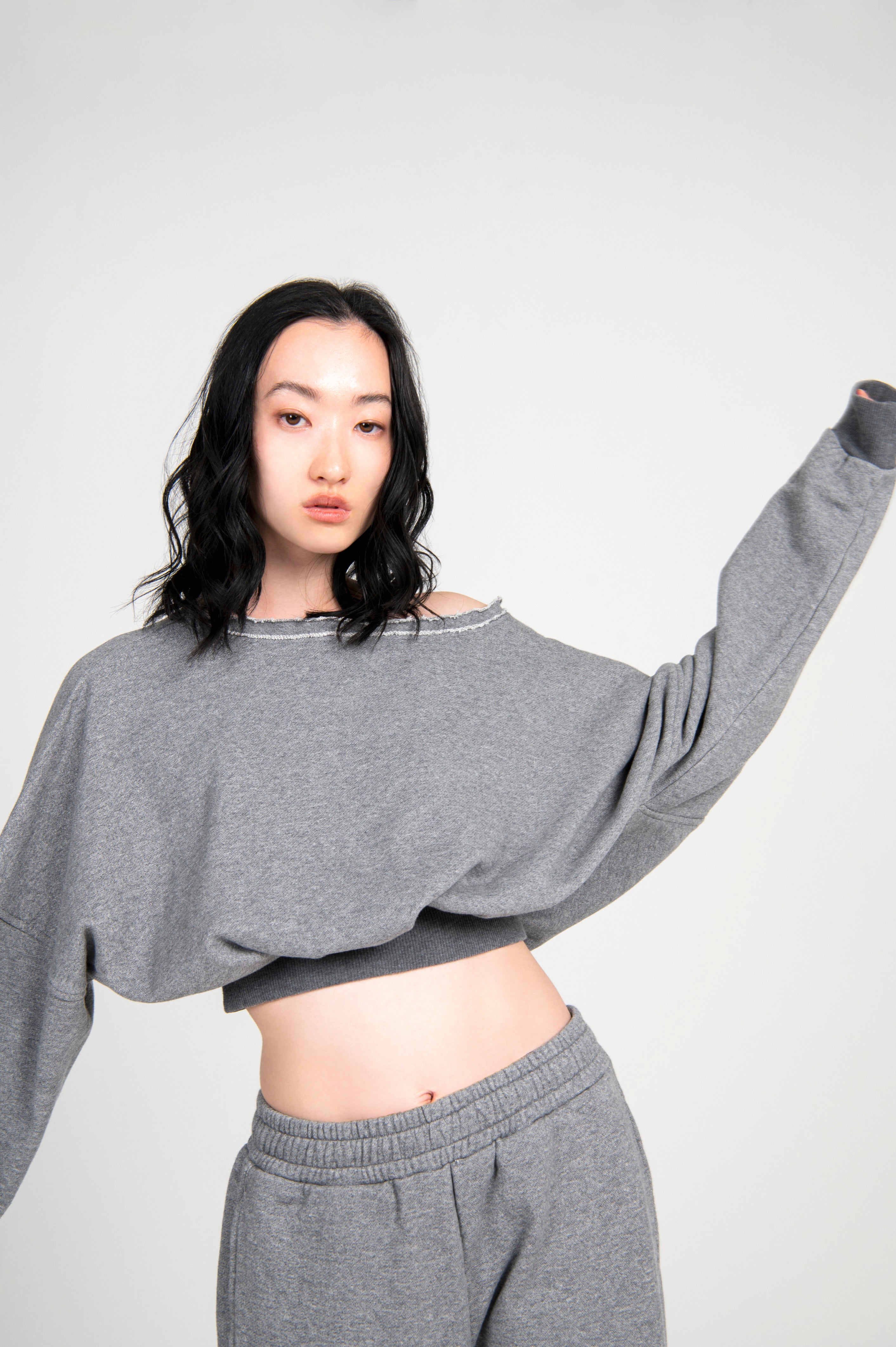 French Terry Trainer Charcoal