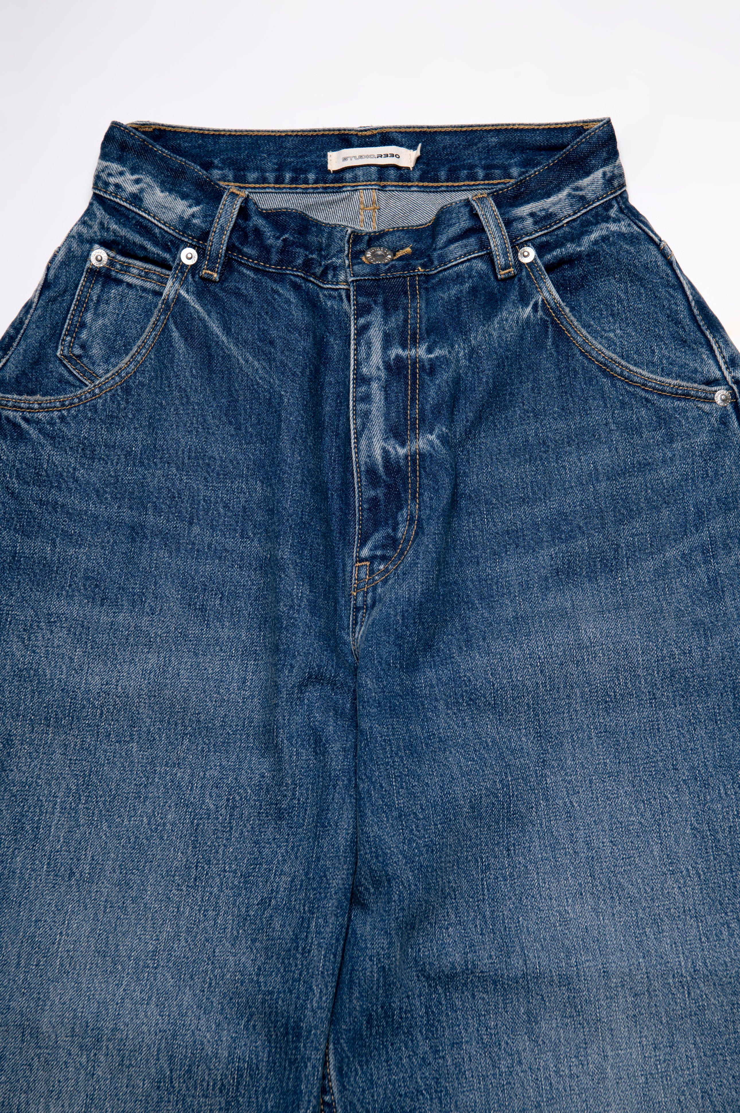 Vintage Wide Tapered Indigo