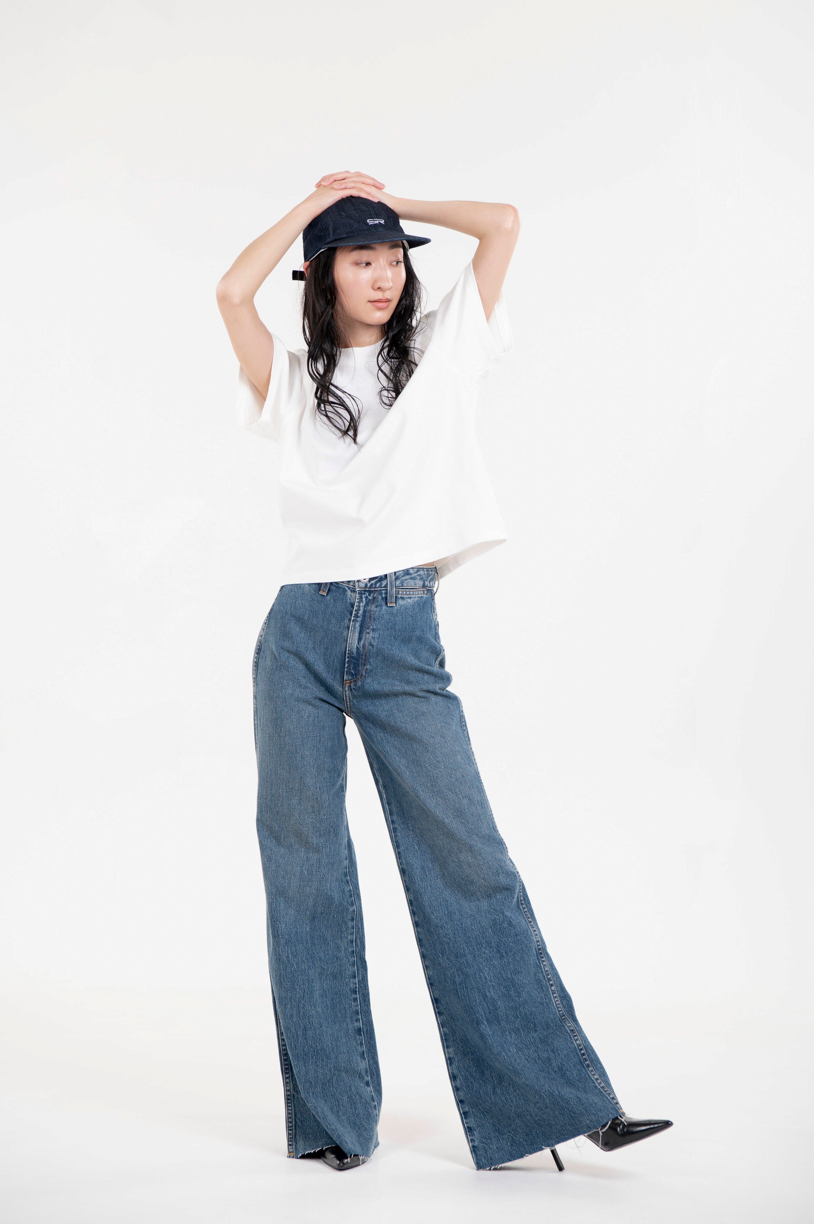 TSURIAMI JERSEY BOX TEE WHITE