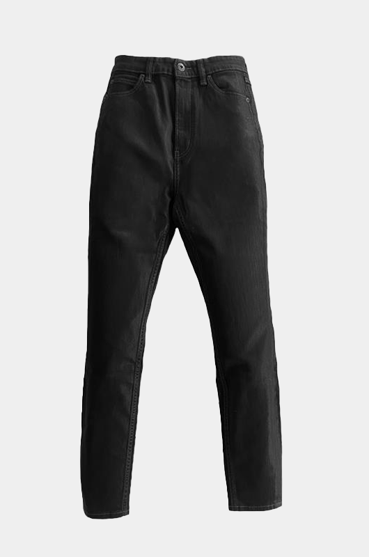 Coated High Rise Skinny Coated Black