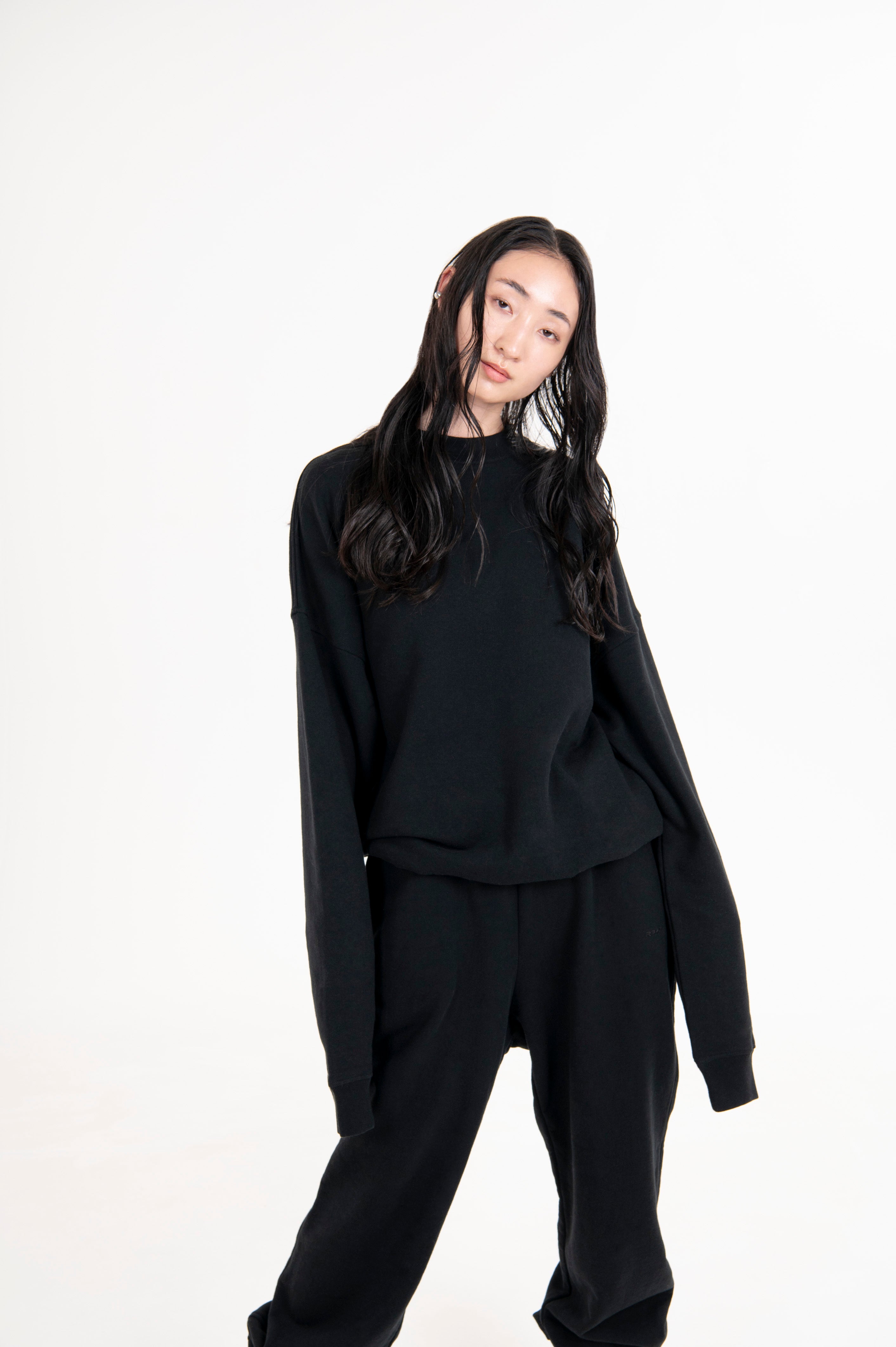 Tsuriami Unisex Crew Sweat Black