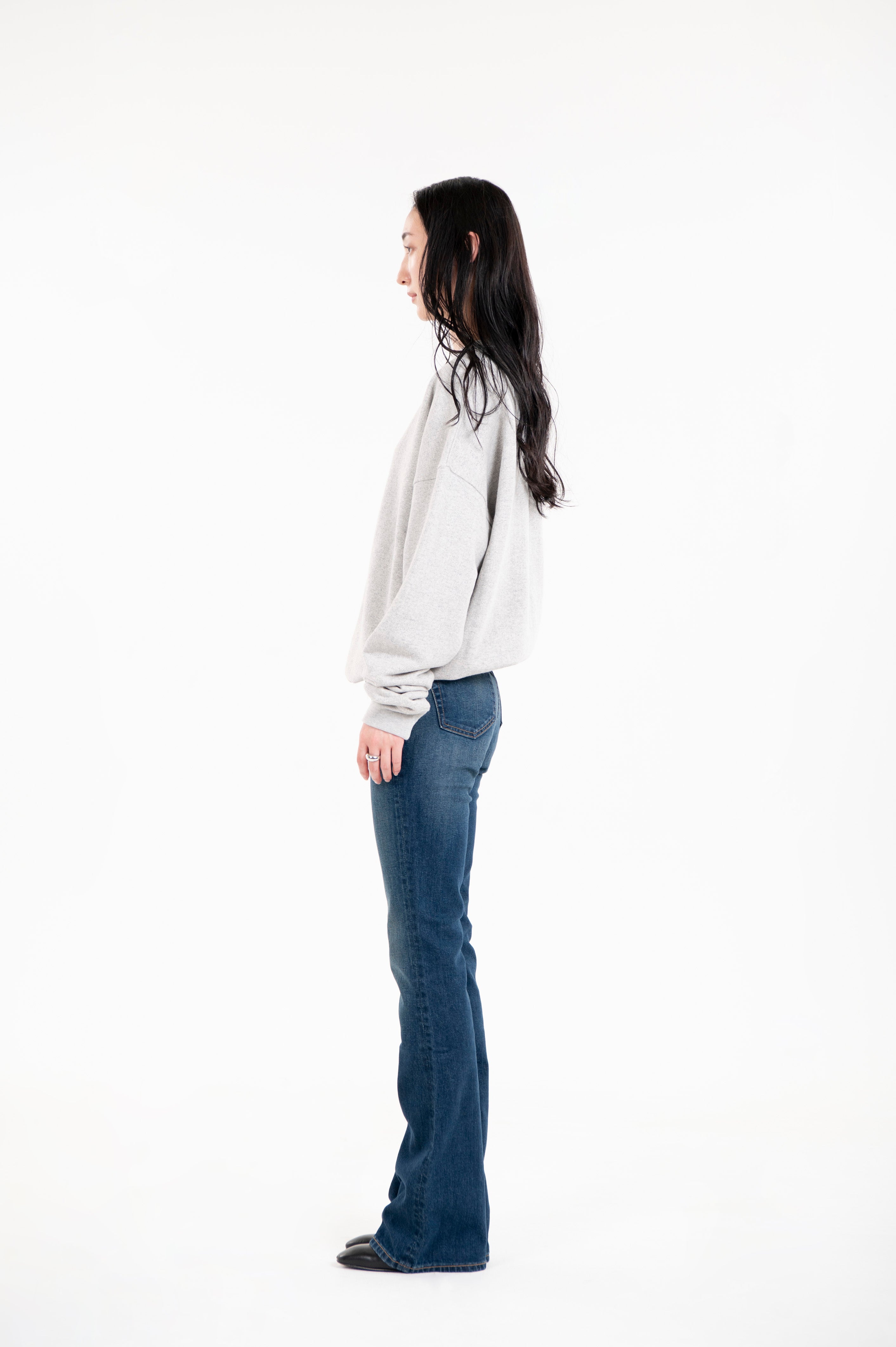 Tsuriami Unisex Crew Sweat Heather Ash Grey