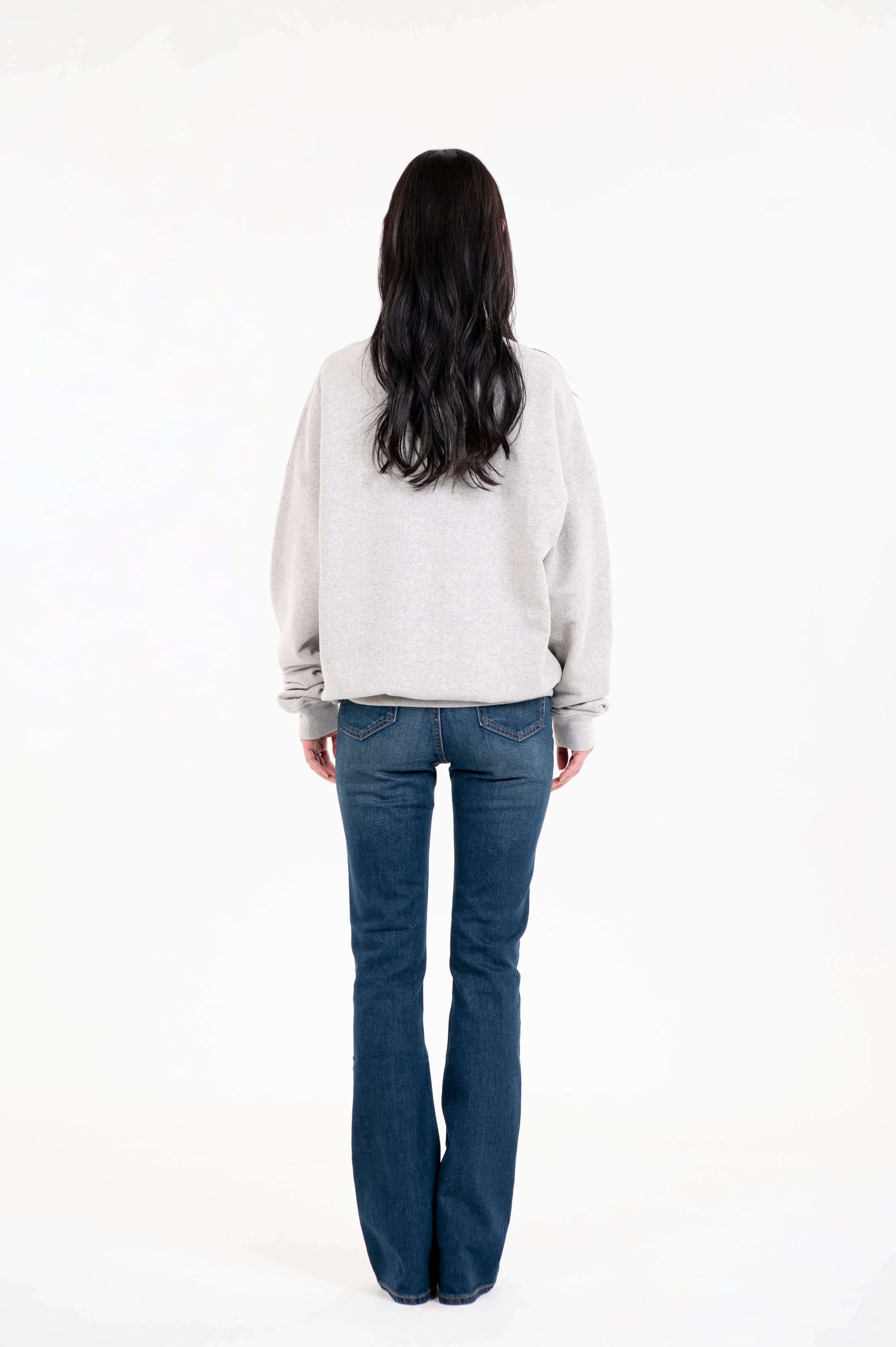 Tsuriami Unisex Crew Sweat Heather Ash Grey