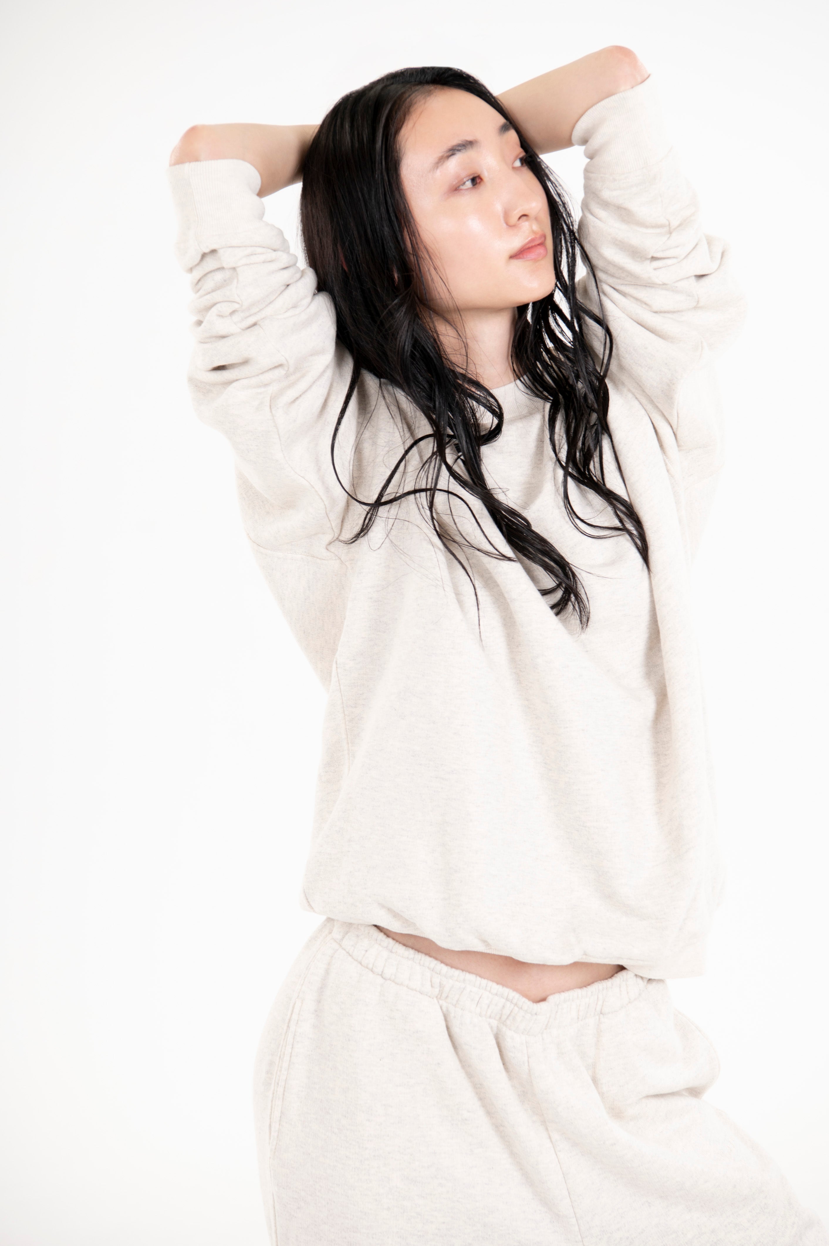 Tsuriami Unisex Crew Sweat Oatmeal