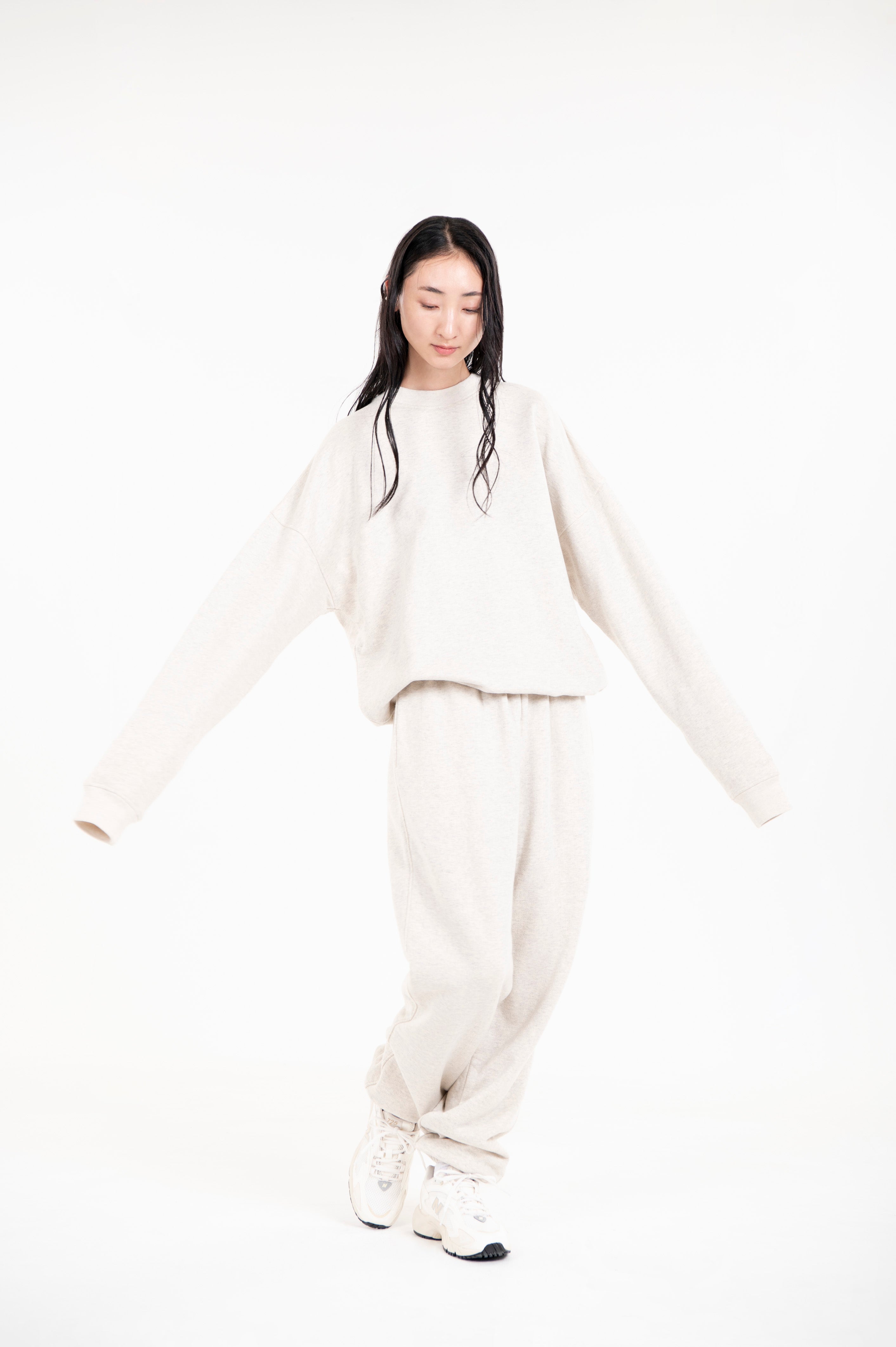 Tsuriami Unisex Crew Sweat Oatmeal