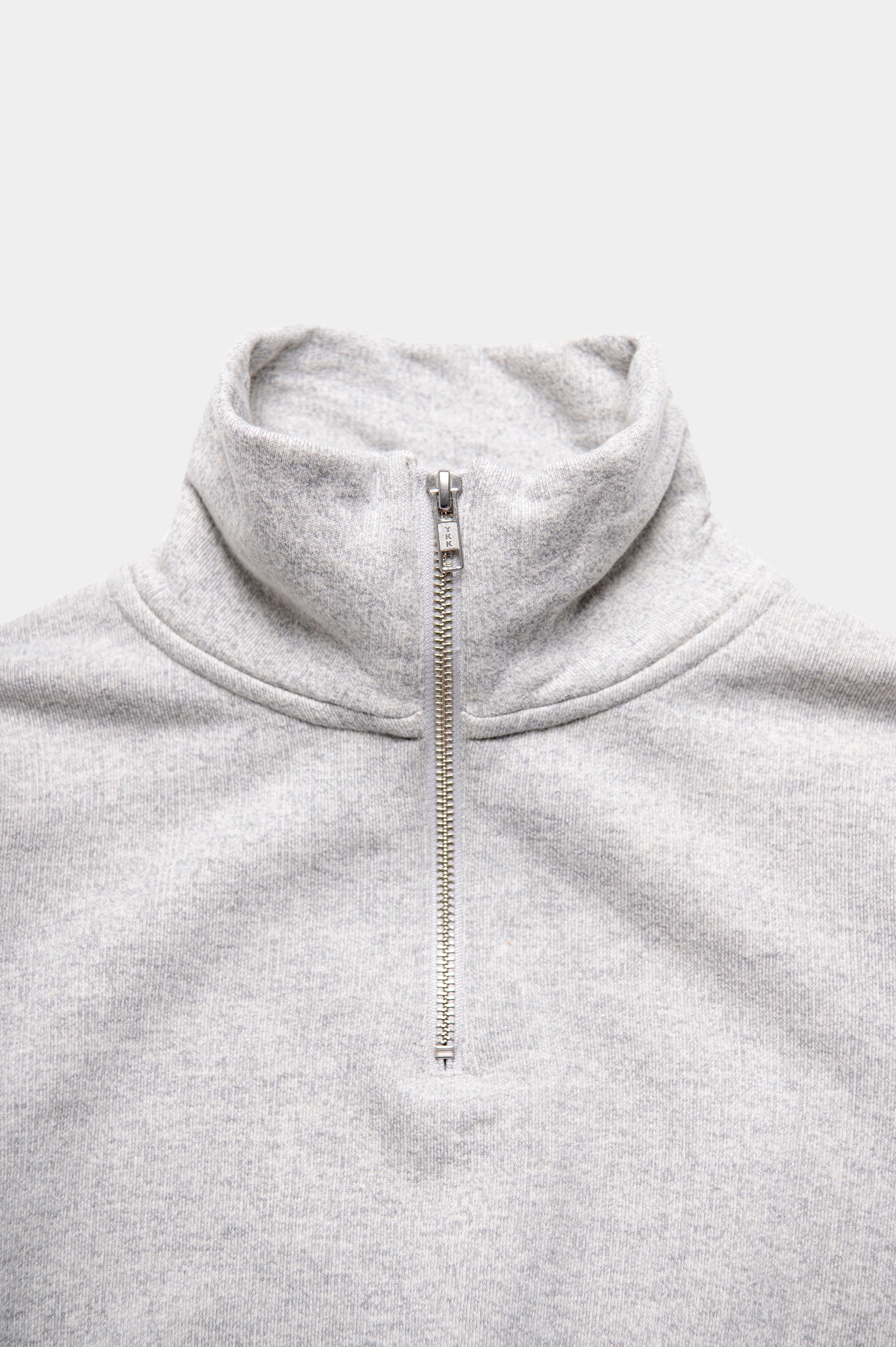 Tsuriami Cropped Sweat Heather Ash Grey