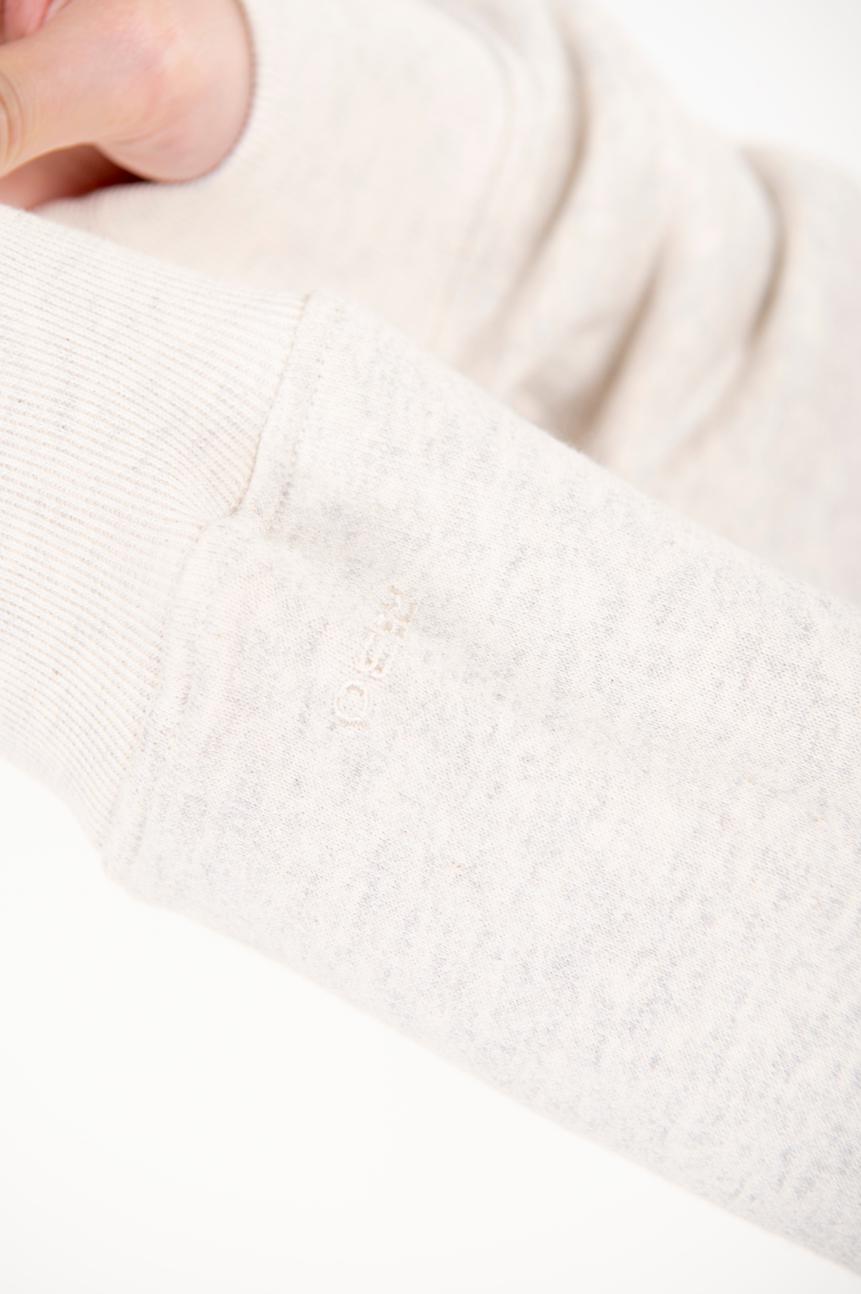 Tsuriami Cropped Sweat Oatmeal