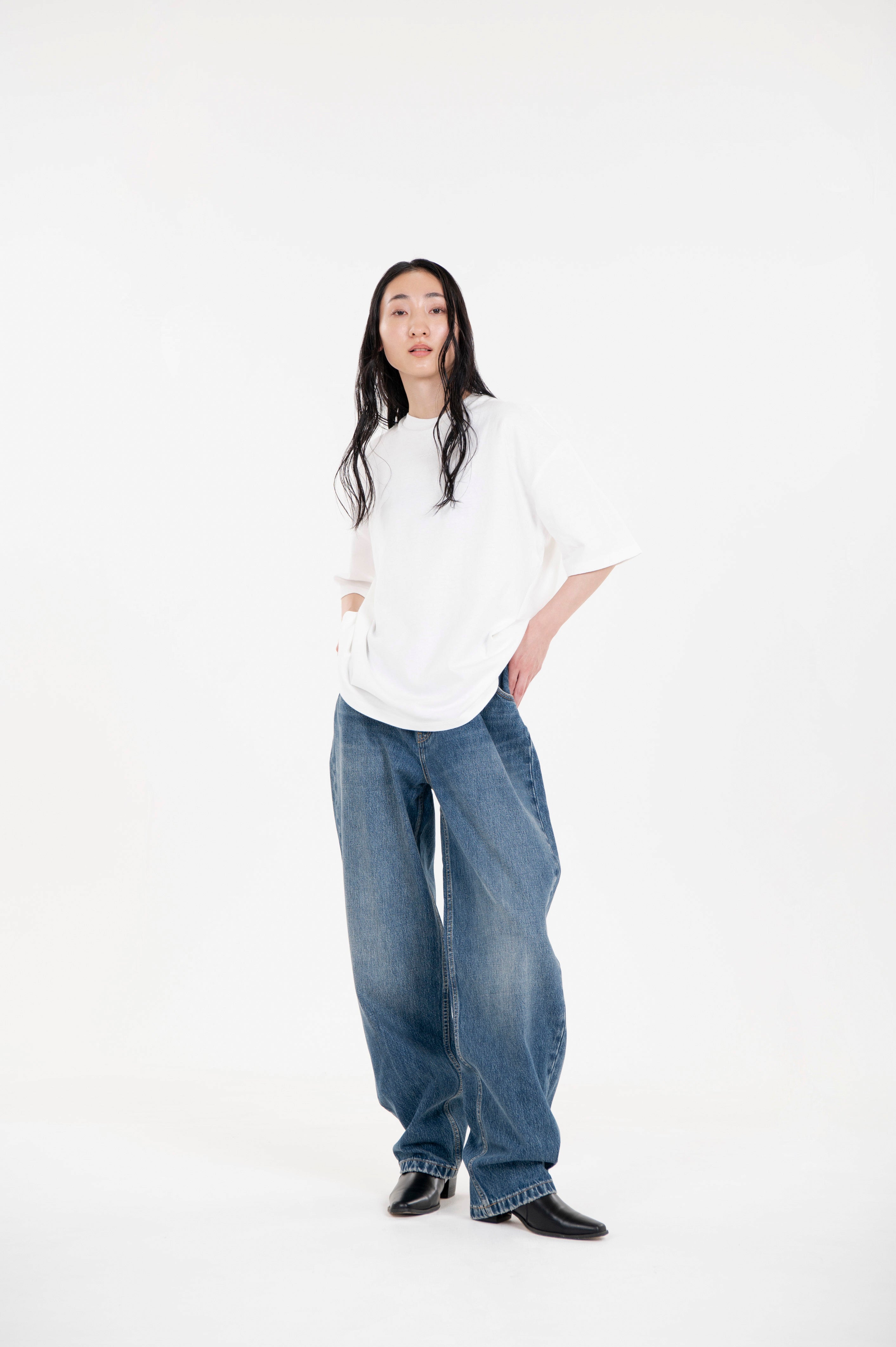 TSURIAMI UNISEX OVERSIZED TEE WHITE