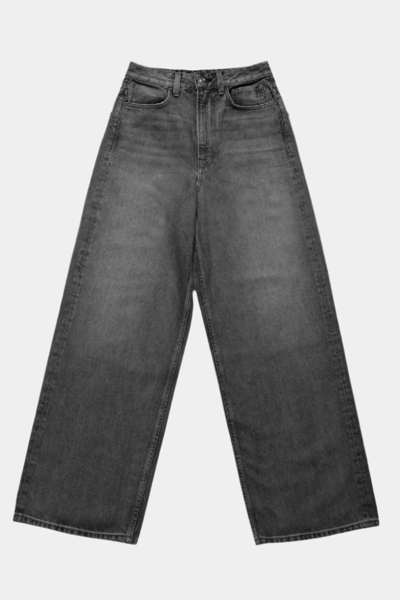 Baggy Wide Fit Black Front