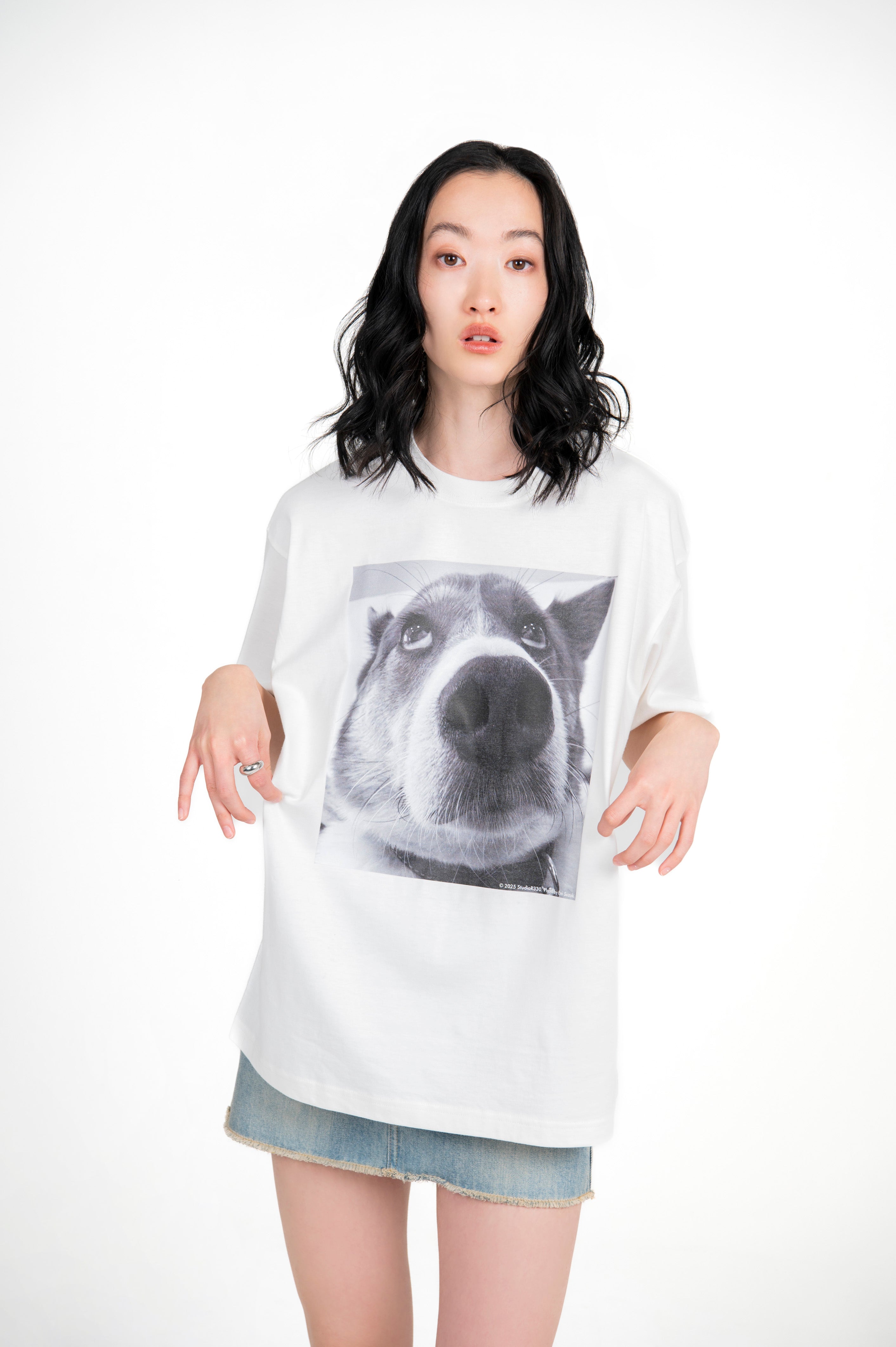 Dog Photo T-Shirt - White