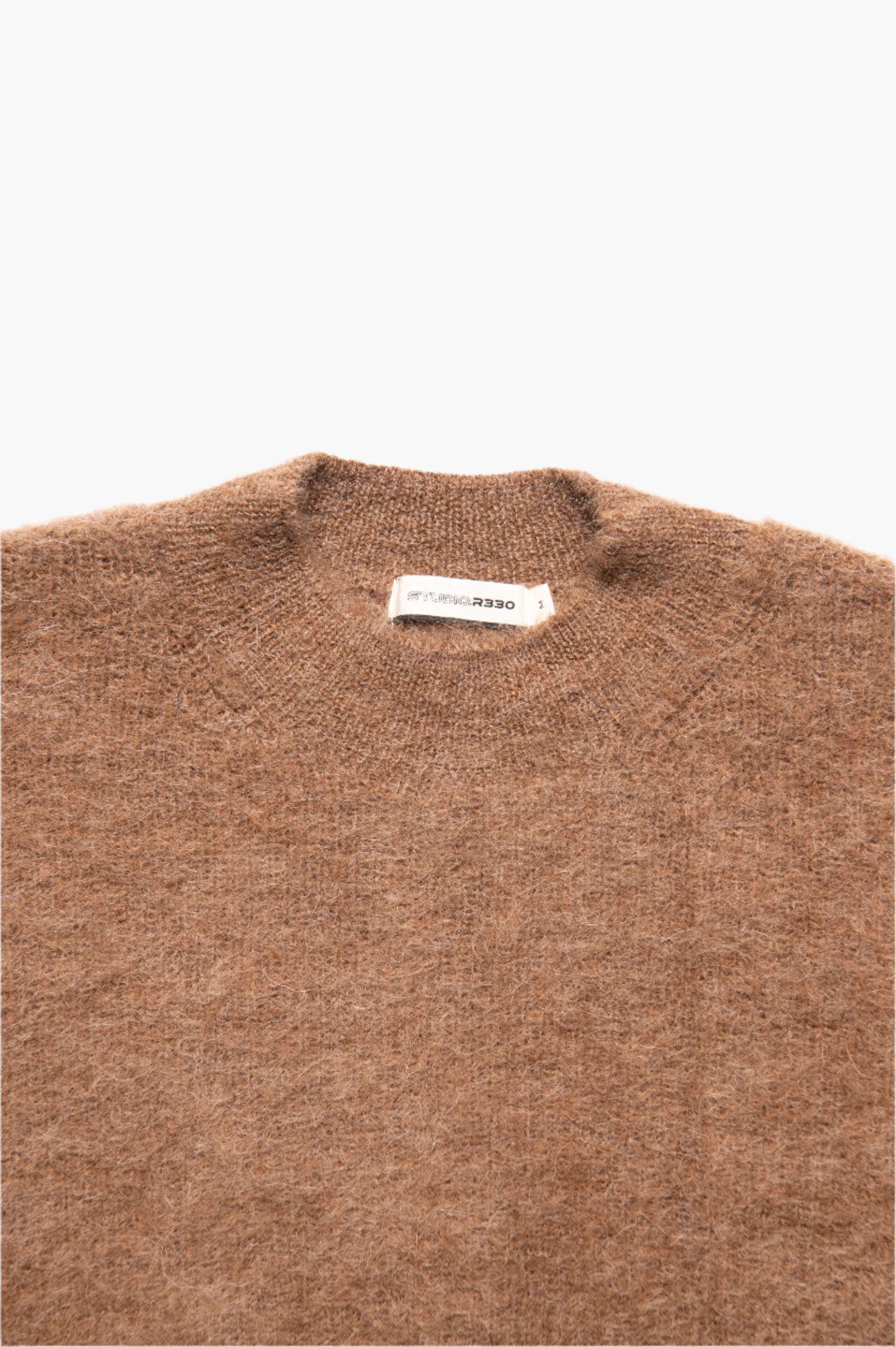 Short Torrent Crew Neck Light Brown