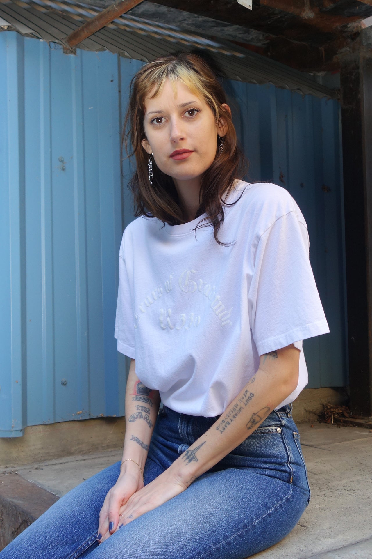 Tears of Gratitude T- Shirt Model front