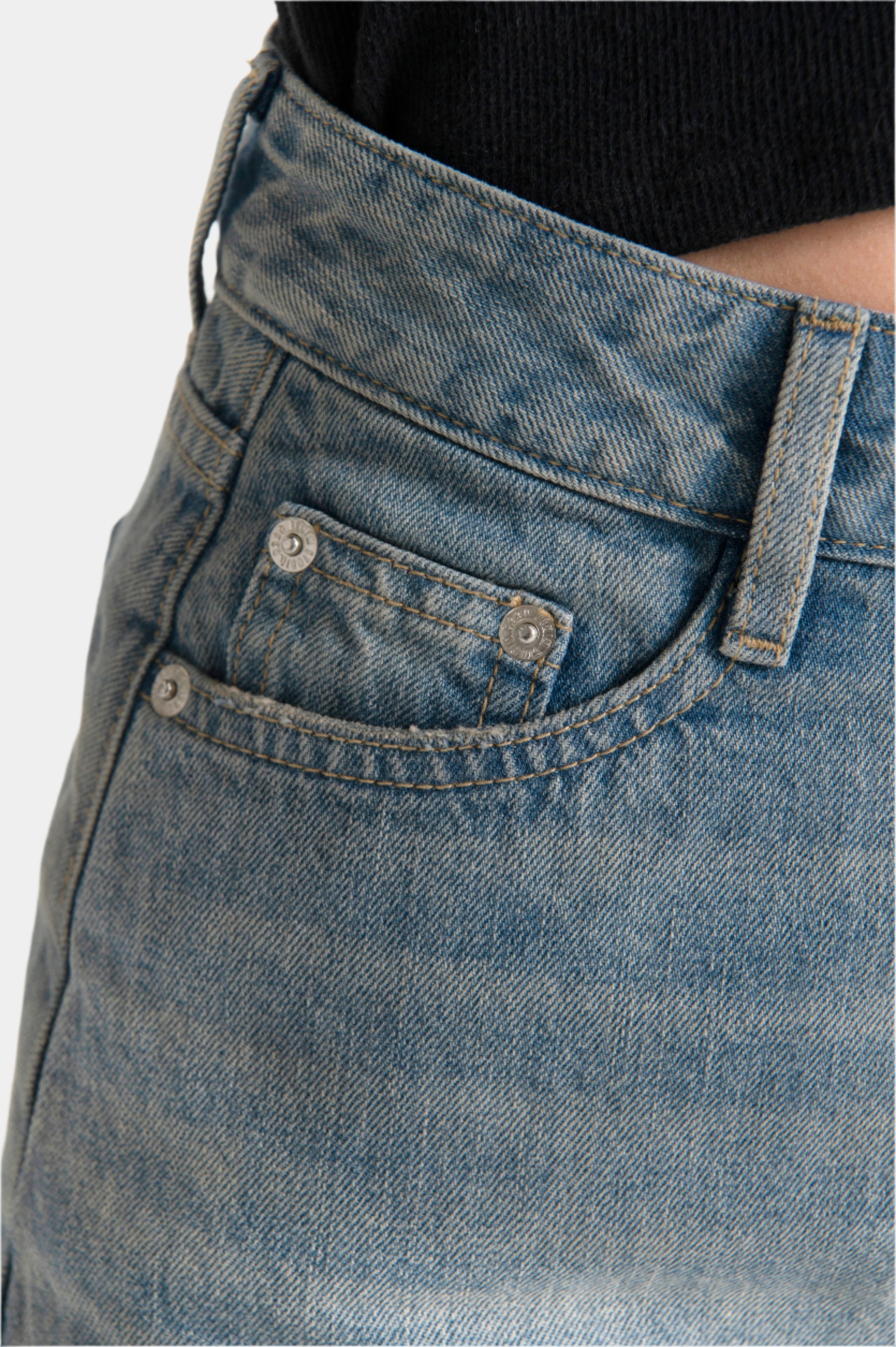 Denim Mini Skirt Indigo