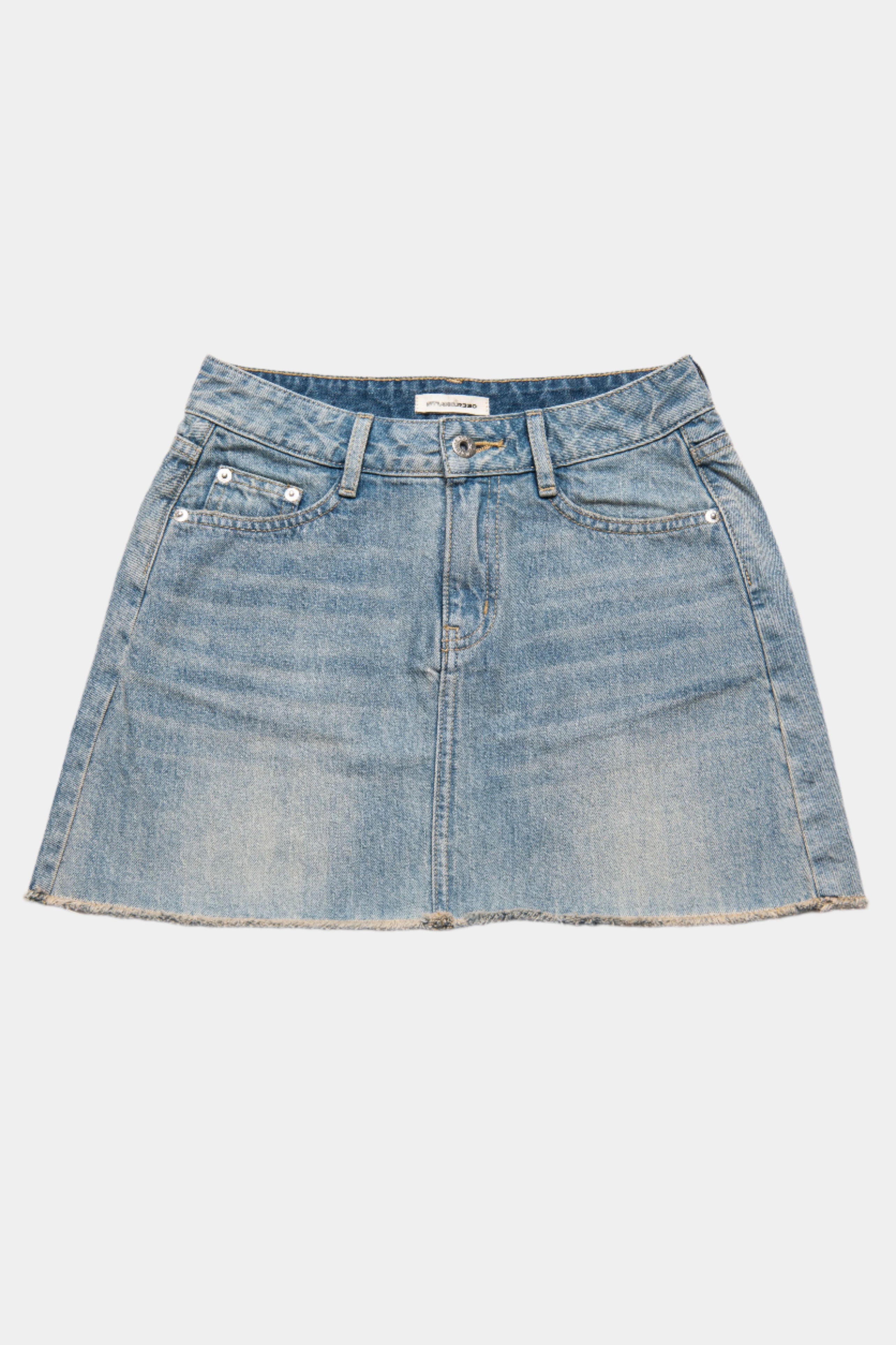 Denim Mini Skirt Indigo