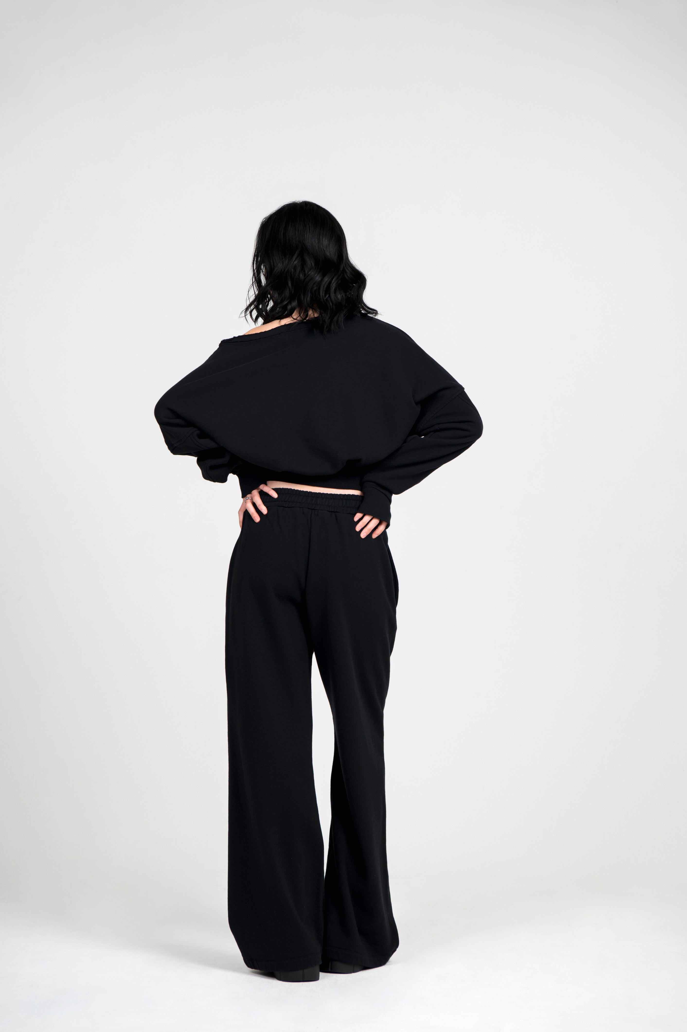 French Terry Trainer Black