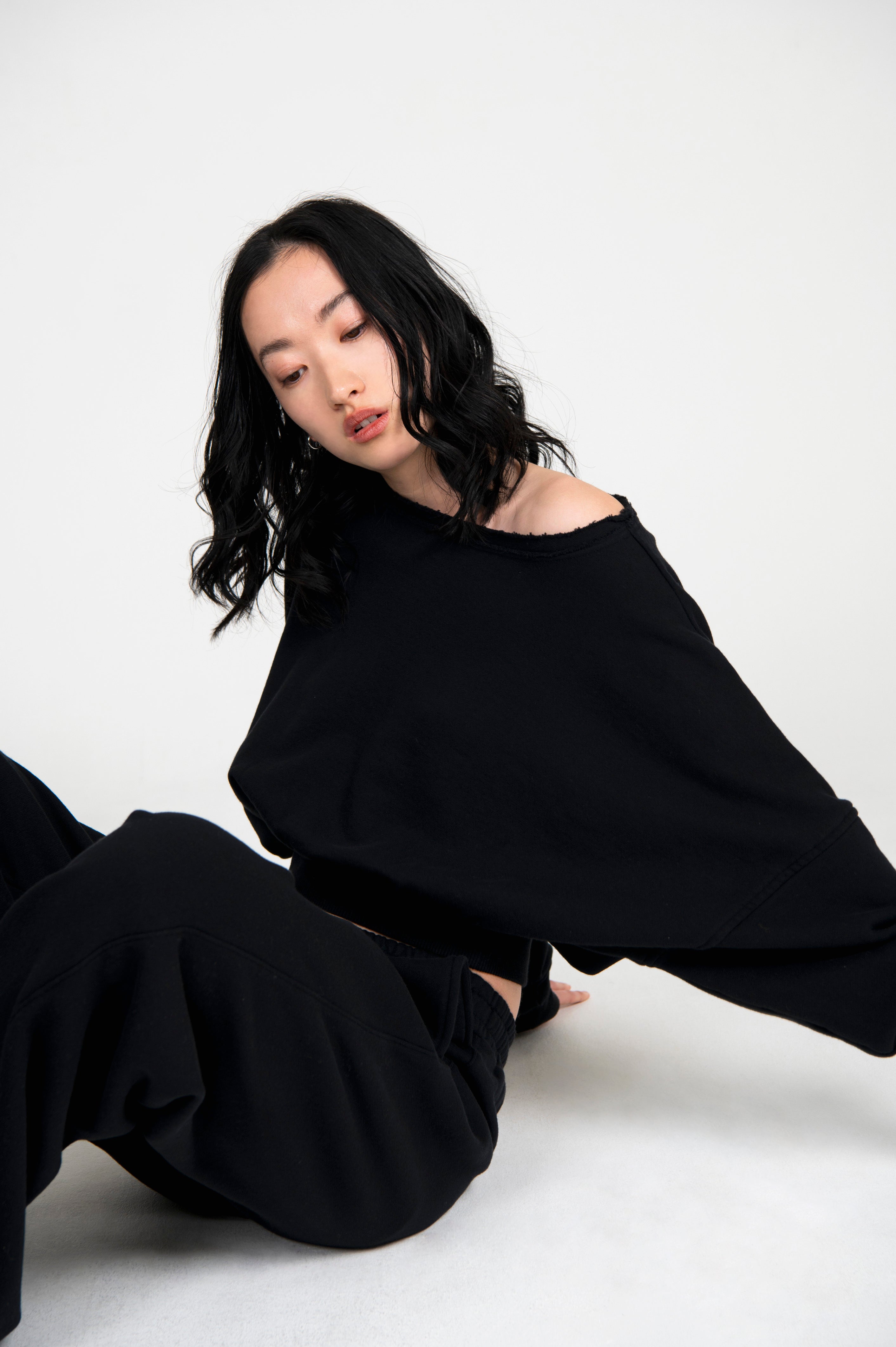 French Terry Trainer Black