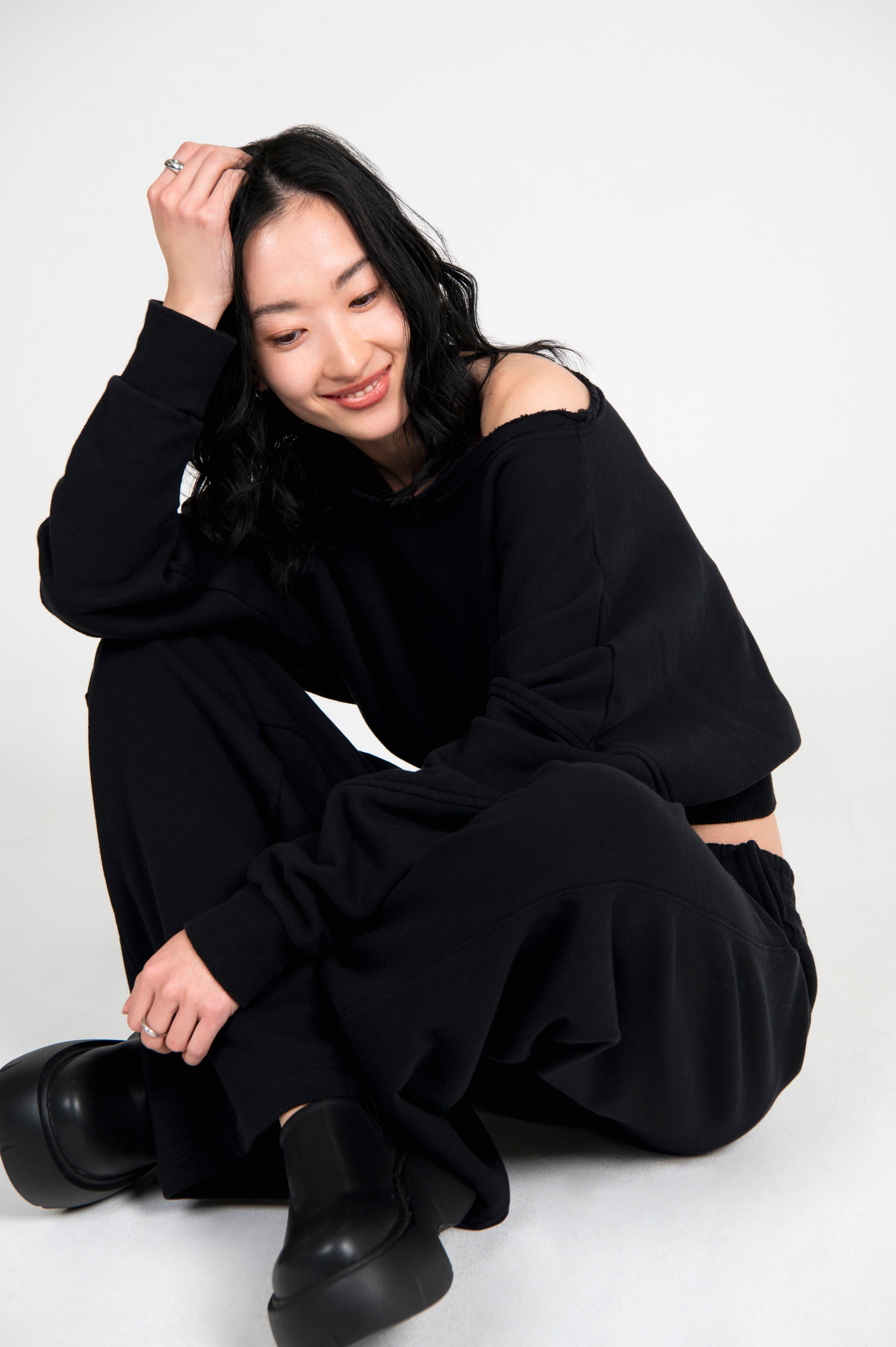 French Terry Trainer Black