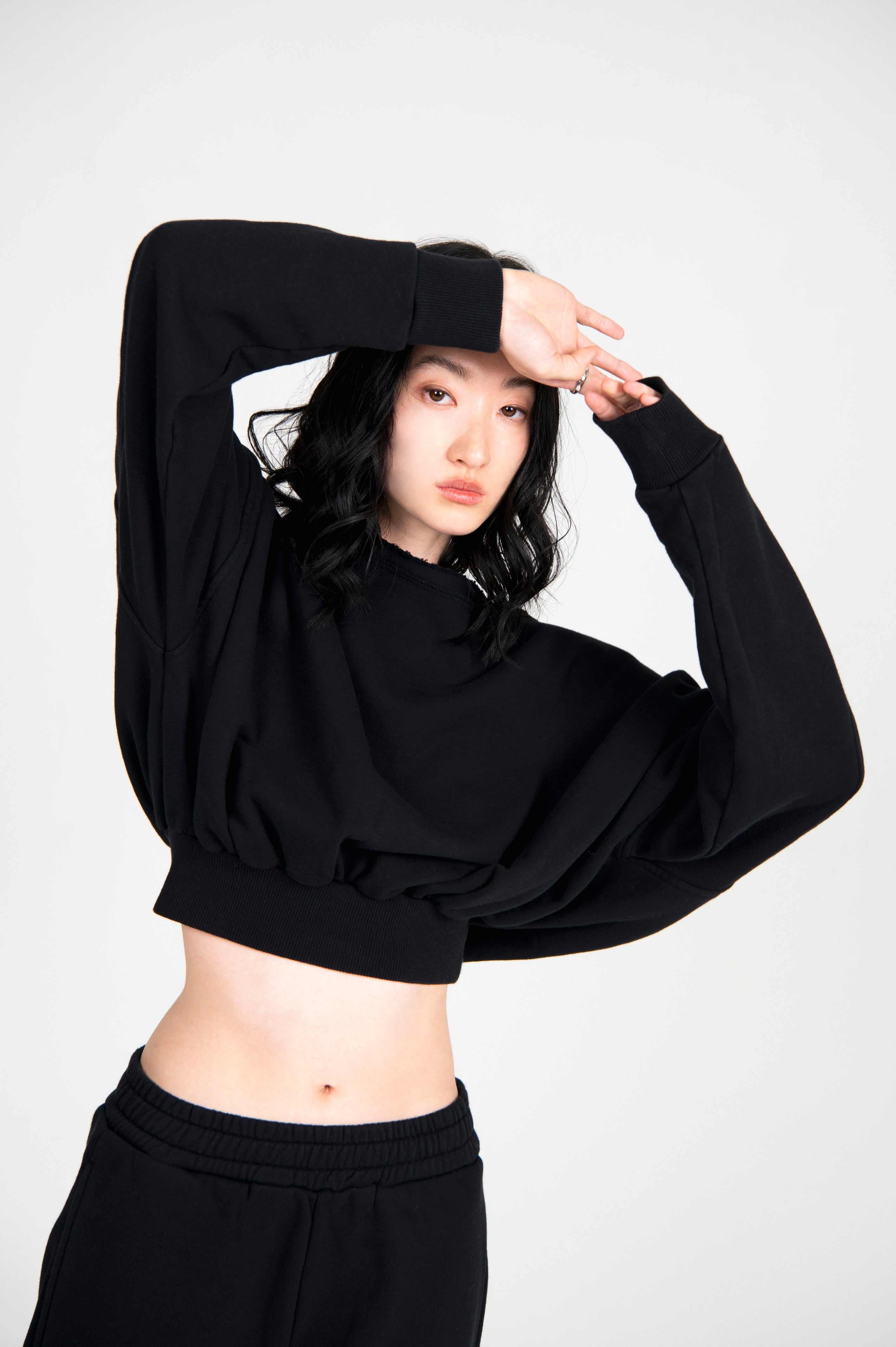 French Terry Trainer Black