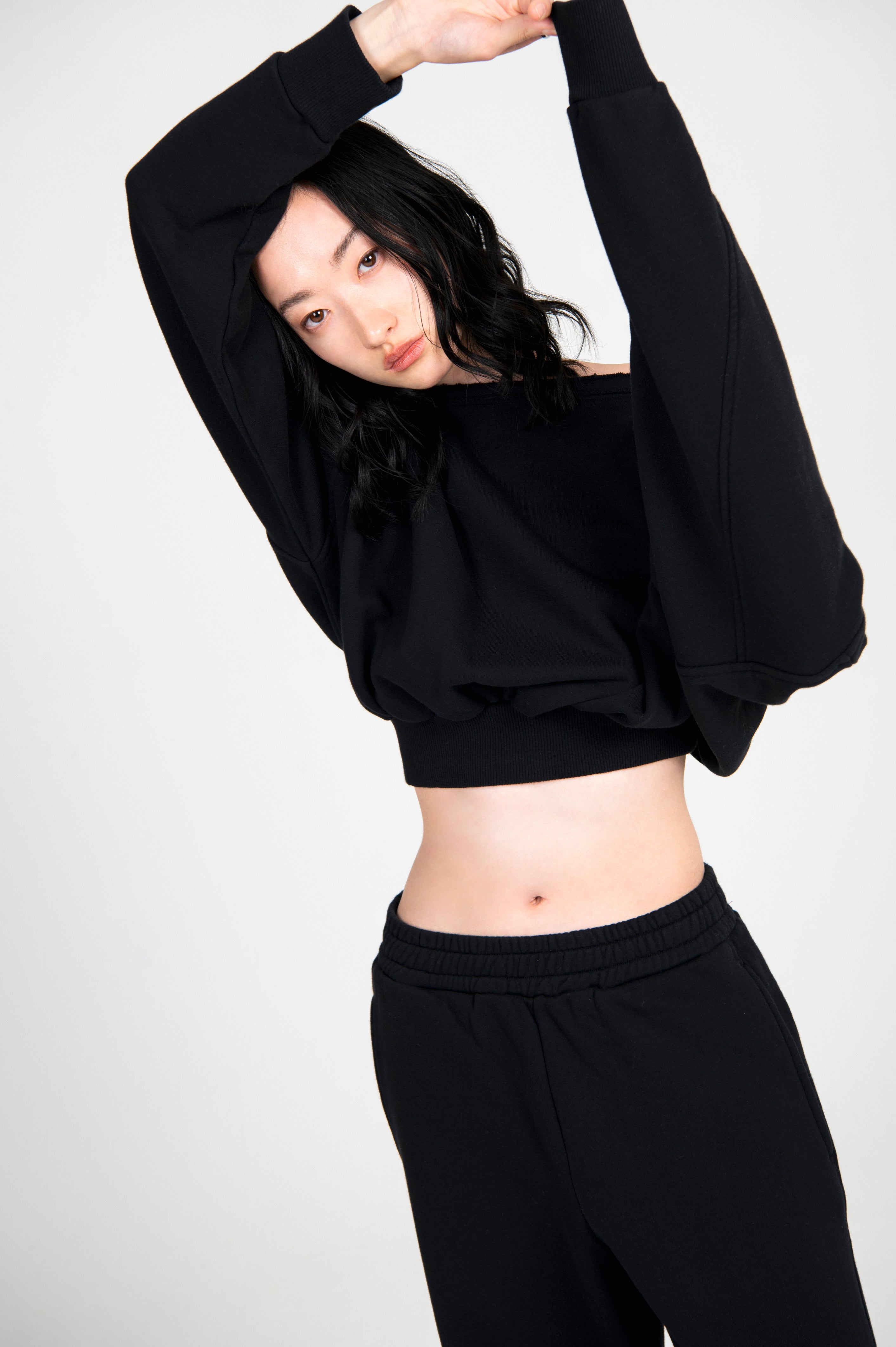 French Terry Trainer Black