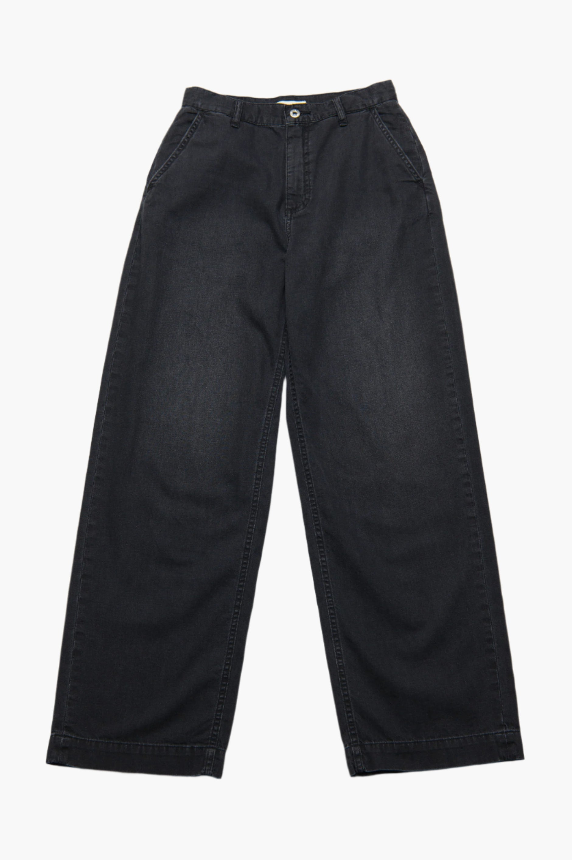 Light Weight Denim Trouser Black