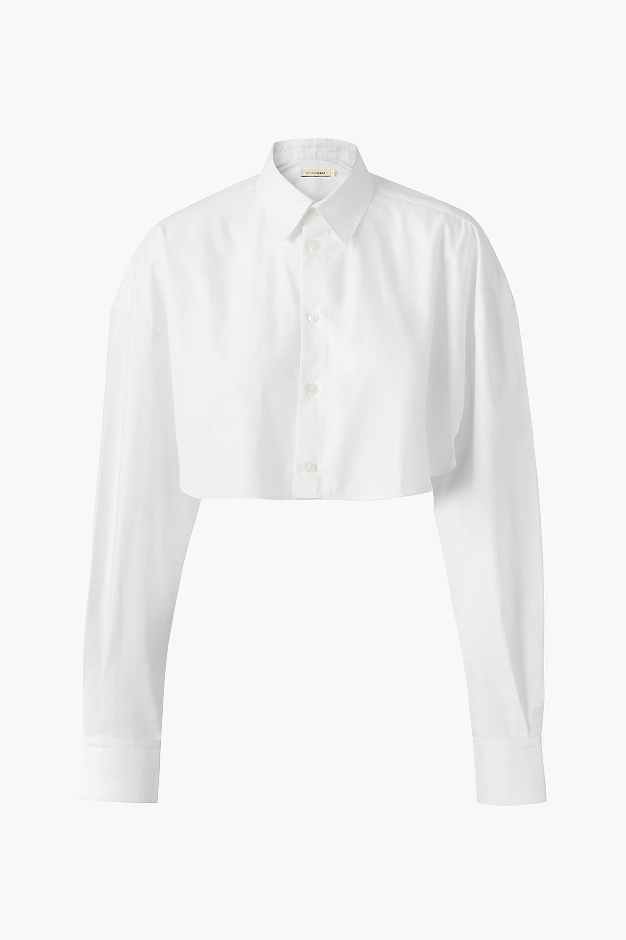 Cropped Shirt - White