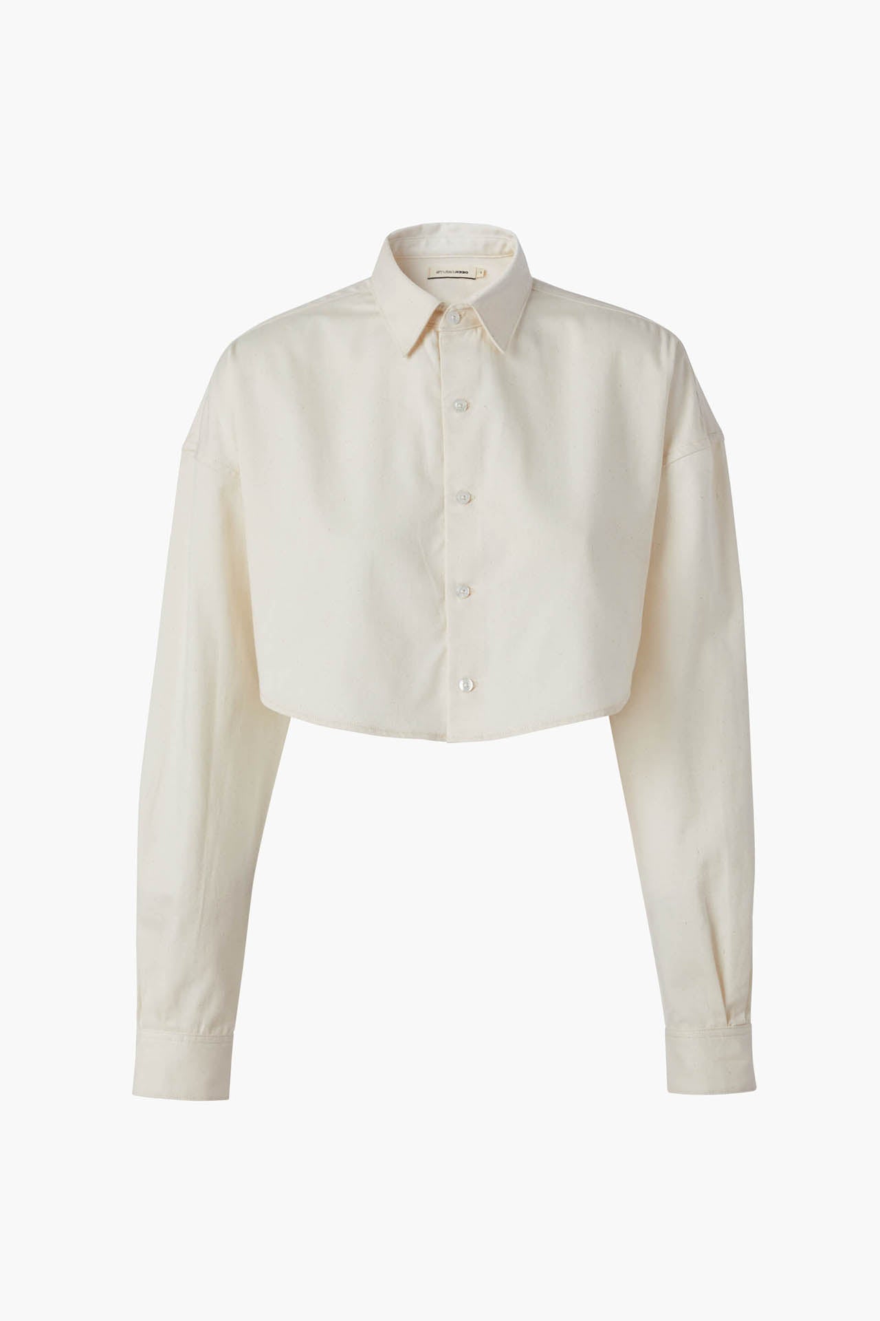 Cropped Shirt - Ecru