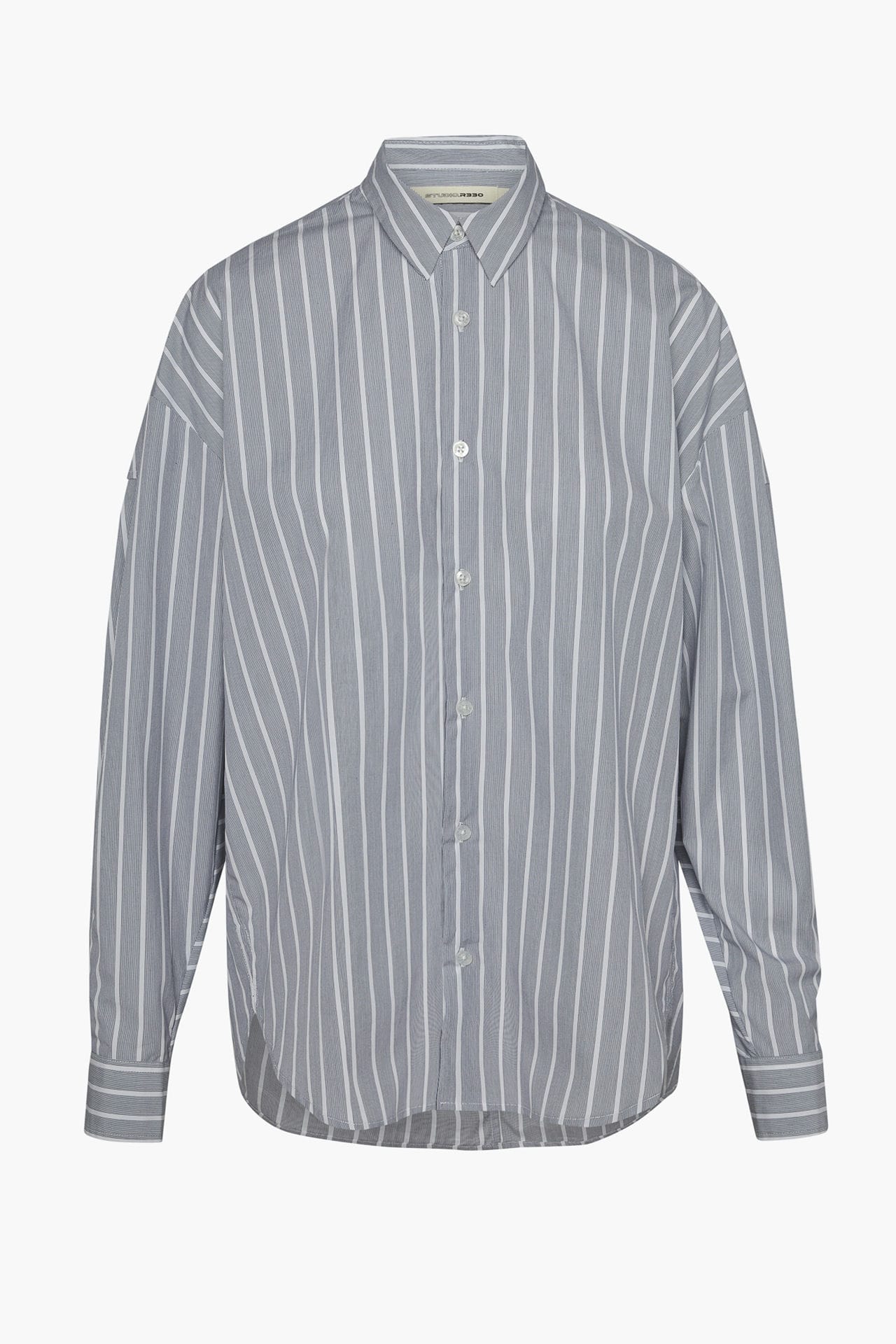 Boyfriend Shirt - Grey Stripe