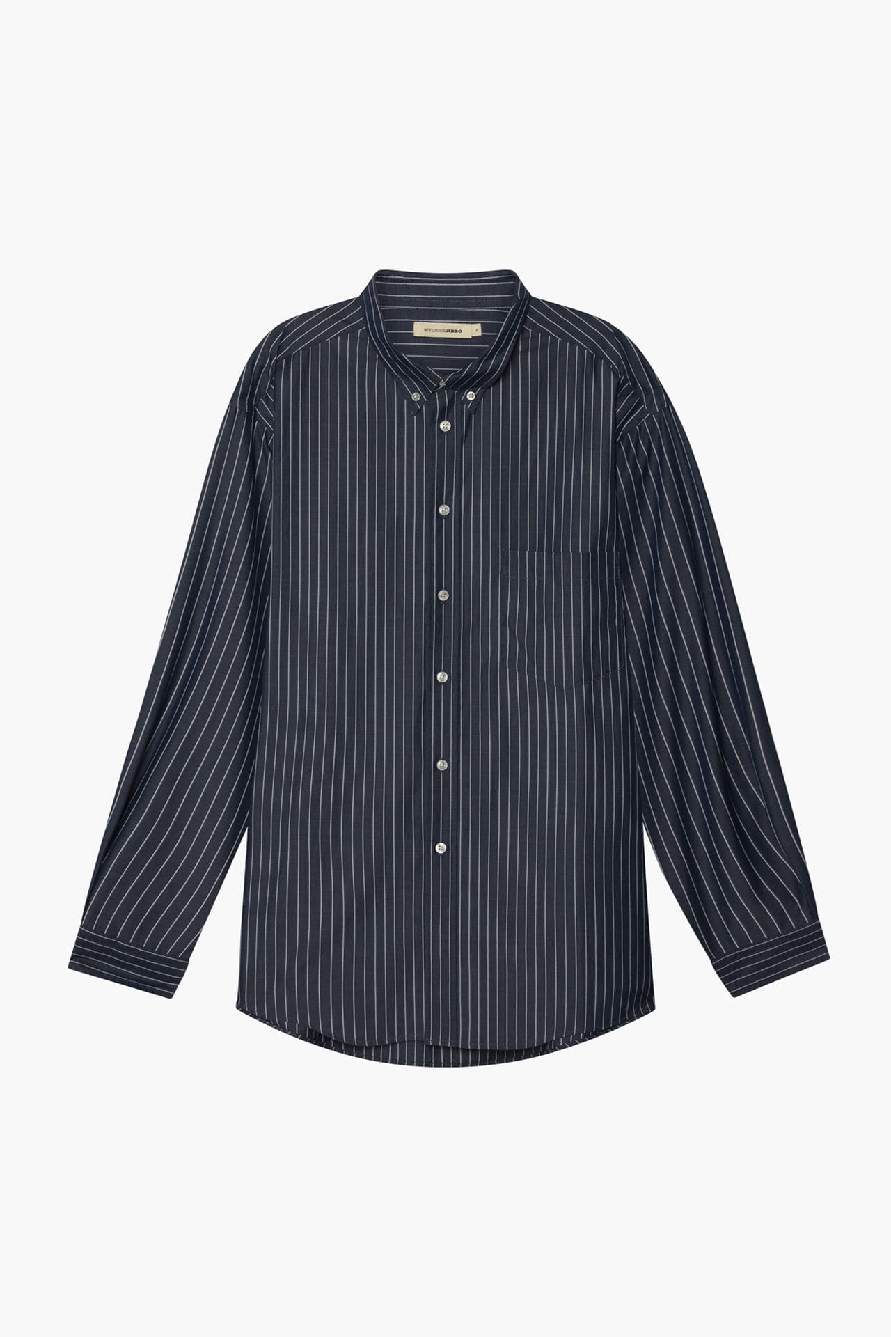 Oversized Shirt - Navy Stripe