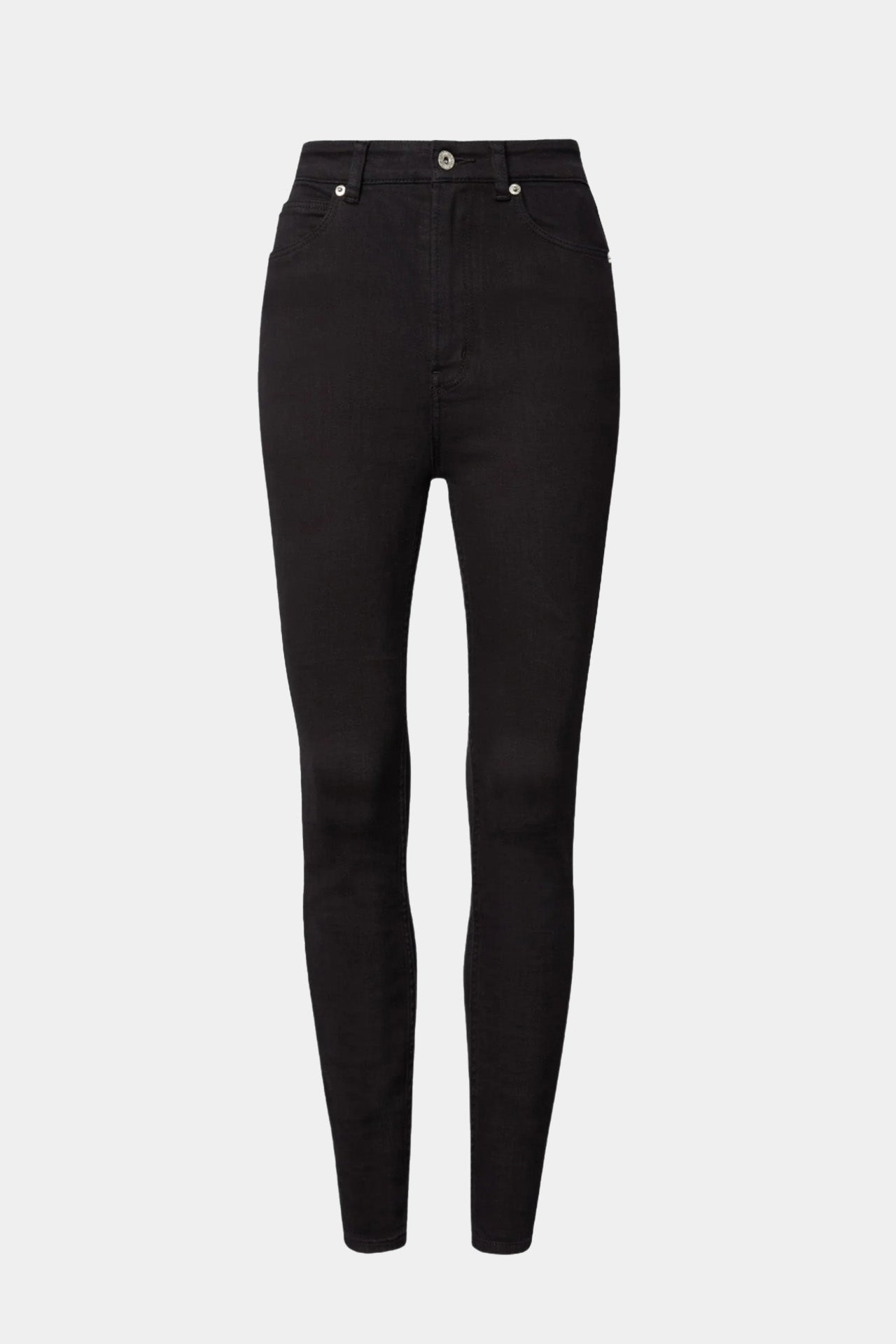 High Rise Skinny Rich Black
